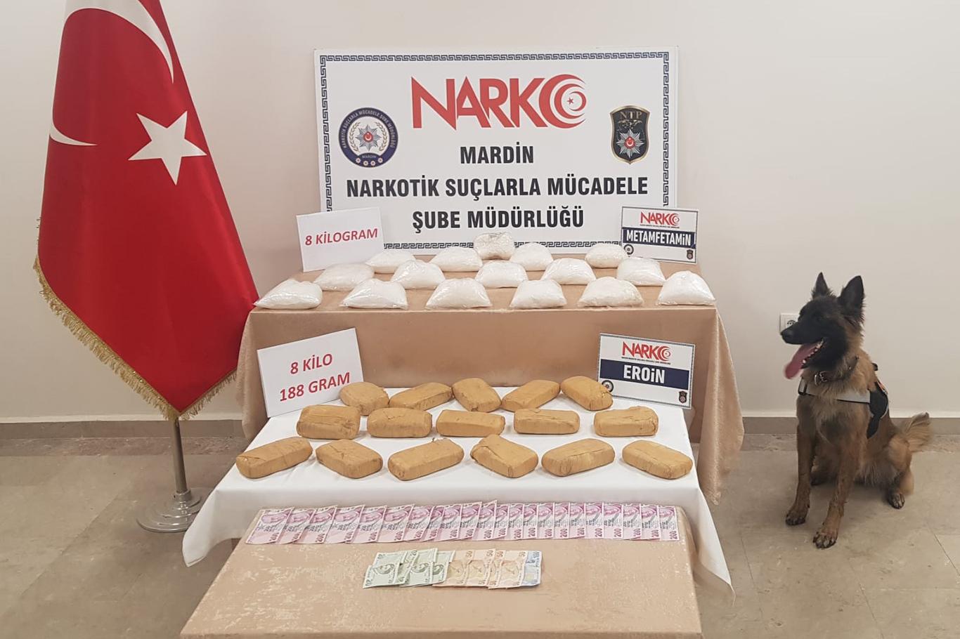 Mardin’de uyuşturucu madde ele geçirildi